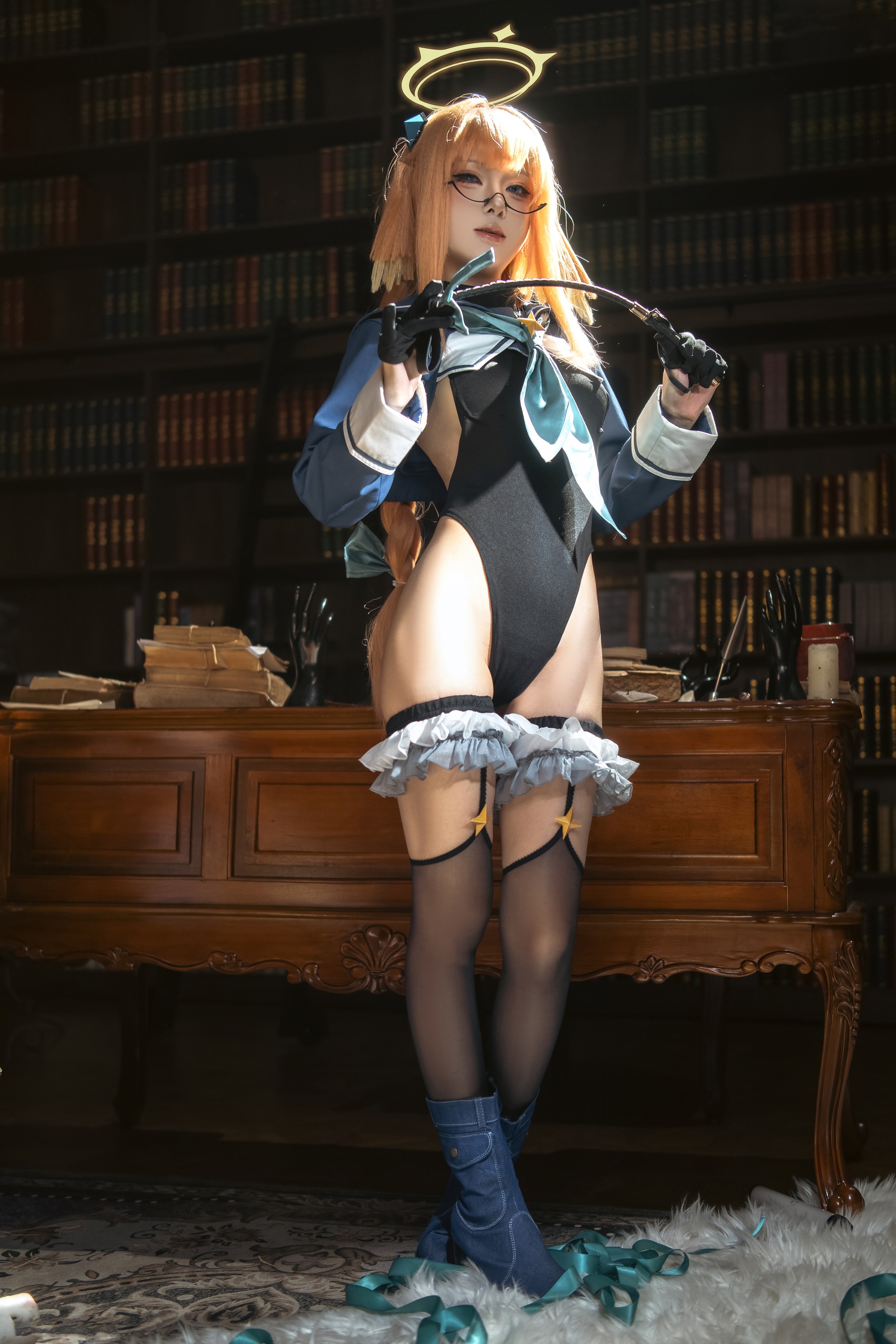 图片[1]-矢量鱼 – NO.026 蔚蓝档案 圆堂志美子校服[50P]-XikXak